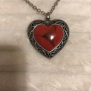 Red heart pendant